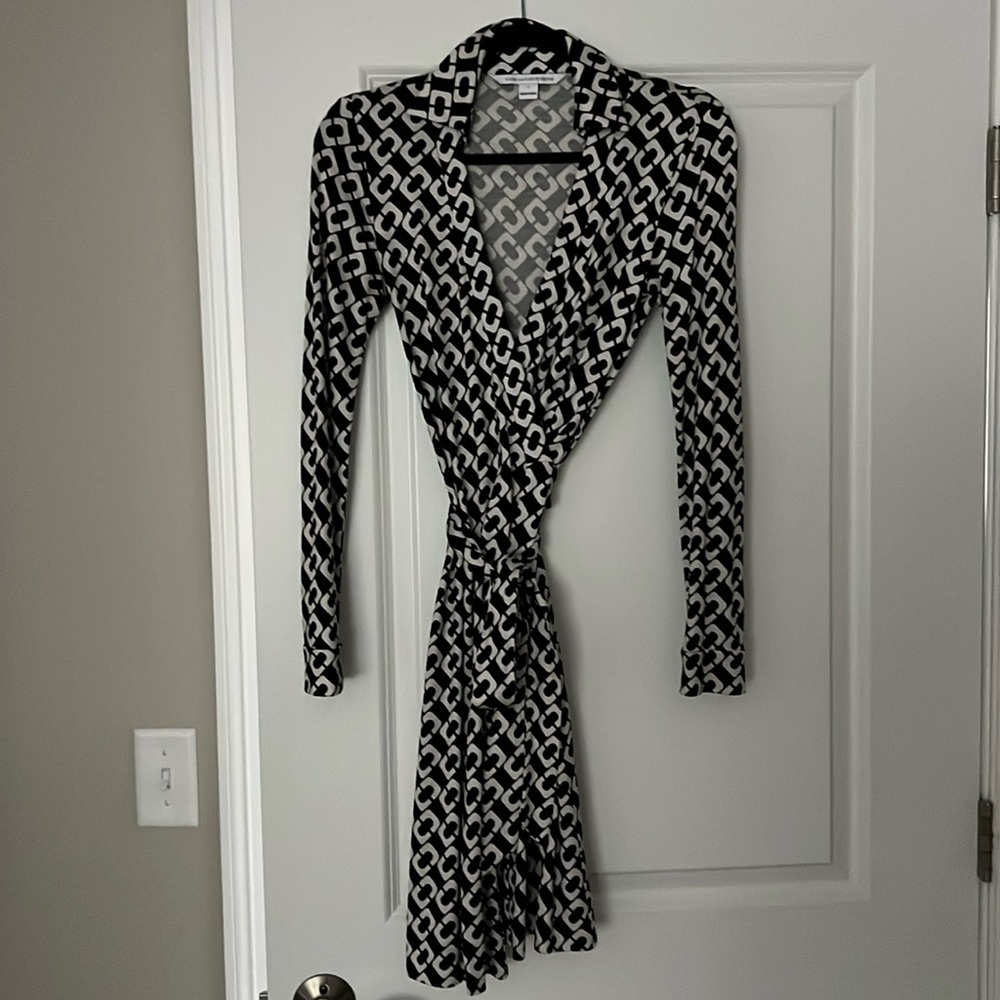 Diane von Furstenberg Jeanne Silk Jersey Wrap Dress
